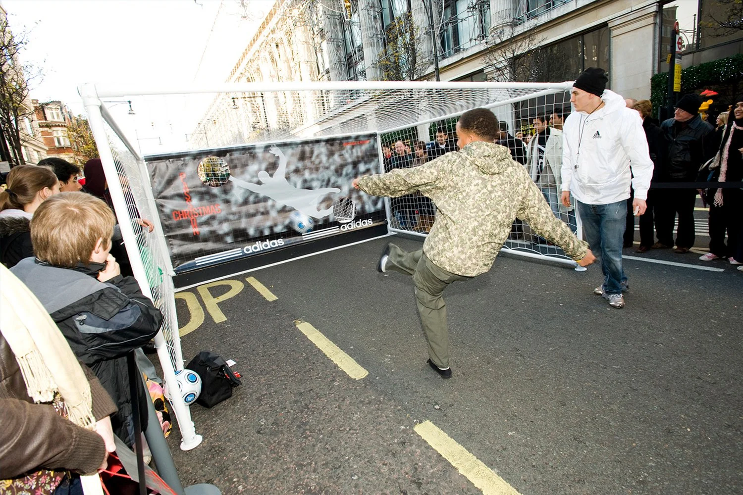 adidas – Oxford Street No-Traffic Day penalty shoot-out experience