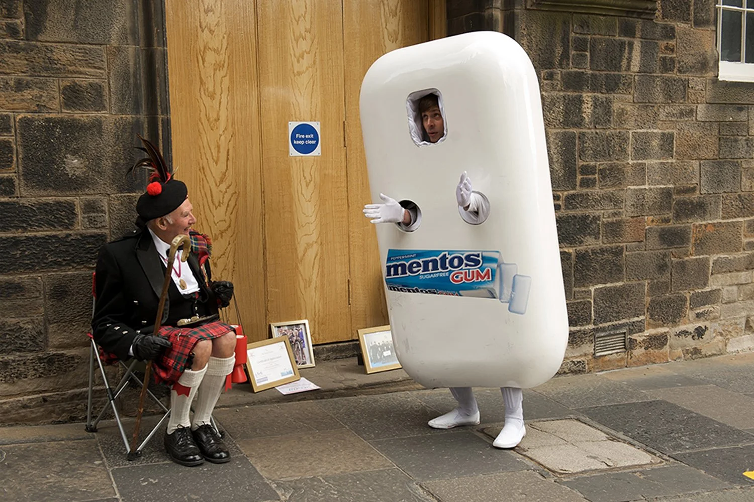 Mentos Gum on the Run – sampling campaign