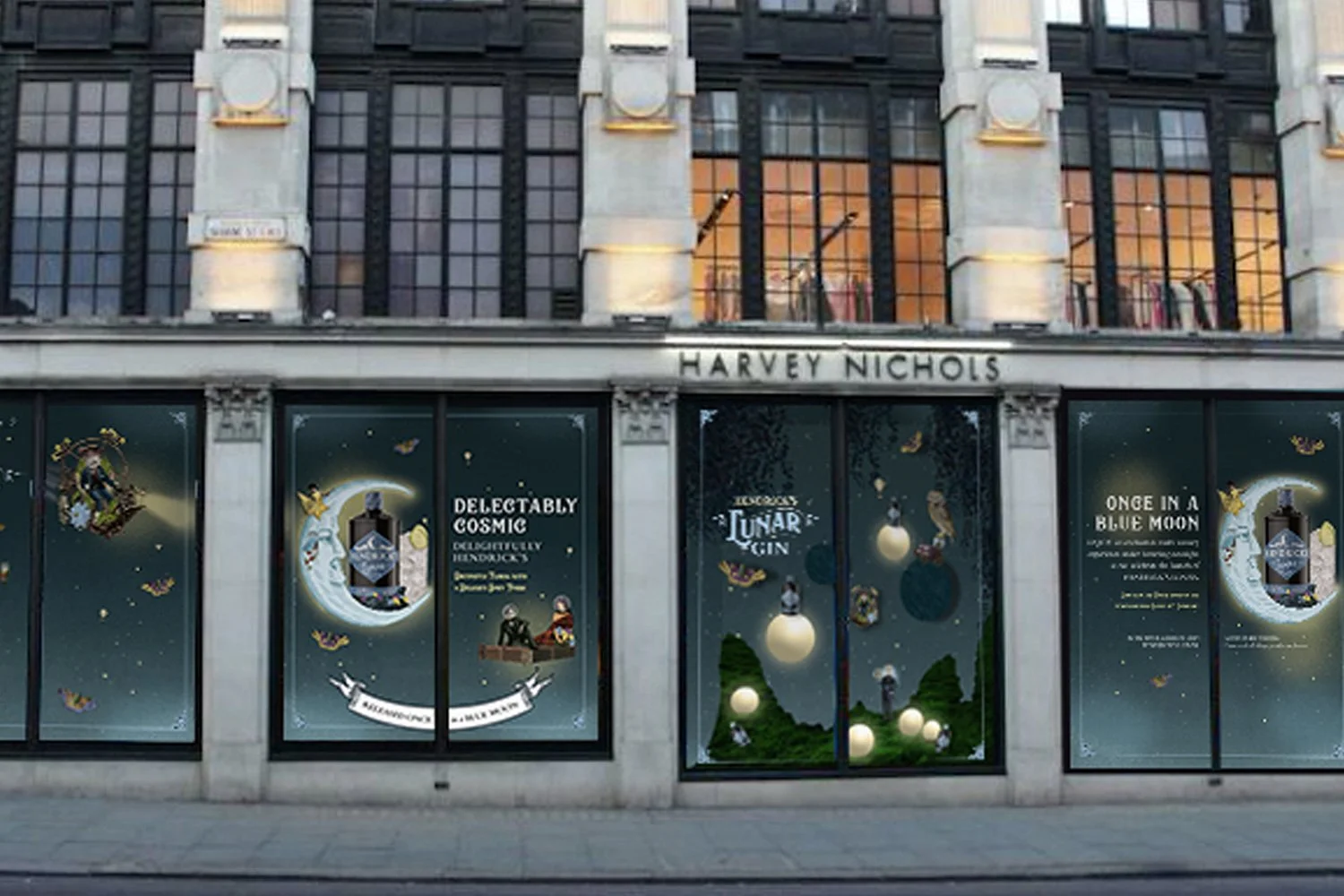 Hendrick's Gin – Lunar launch event with Harvey Nichols window takeover