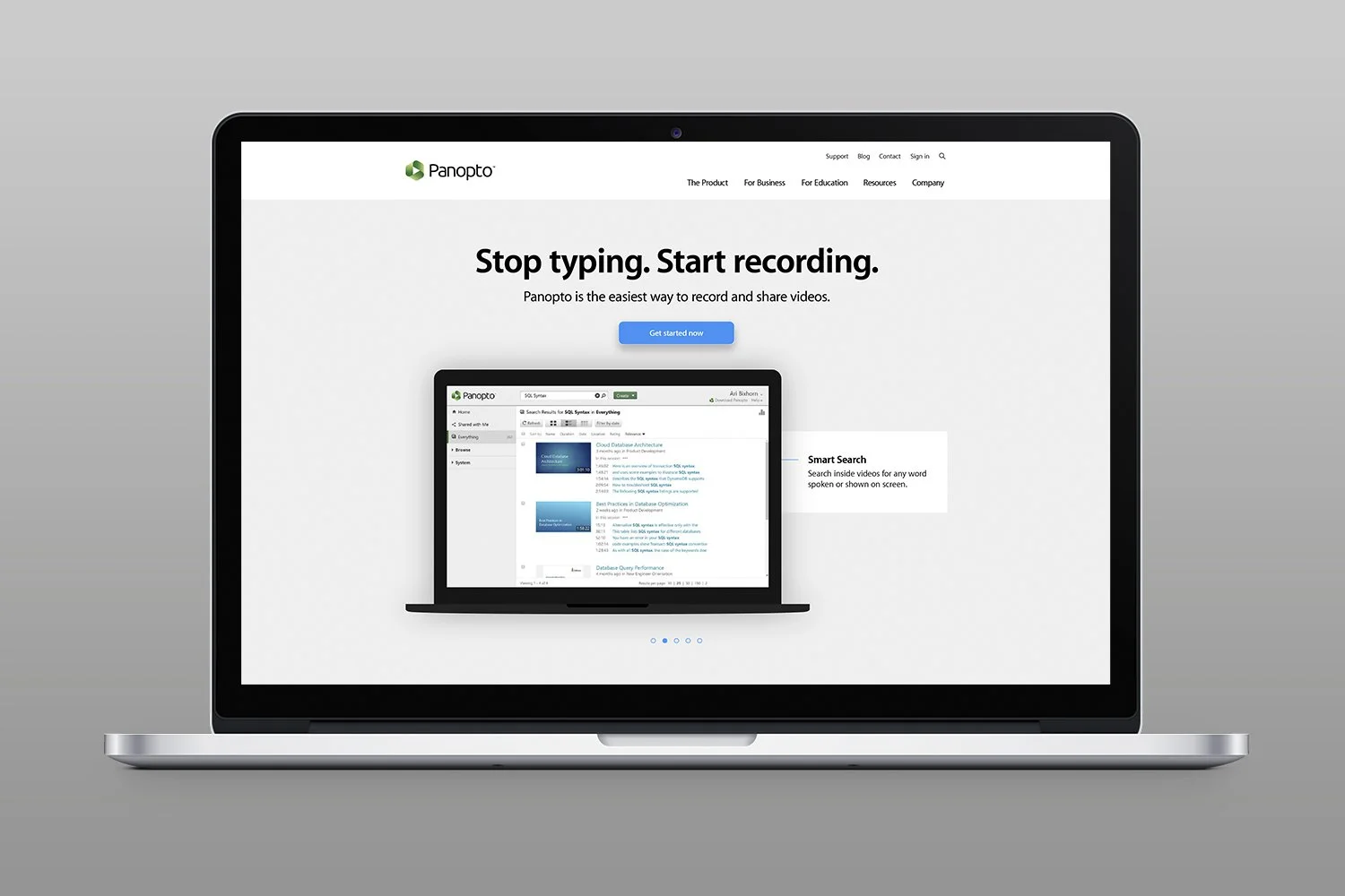 Panopto website
