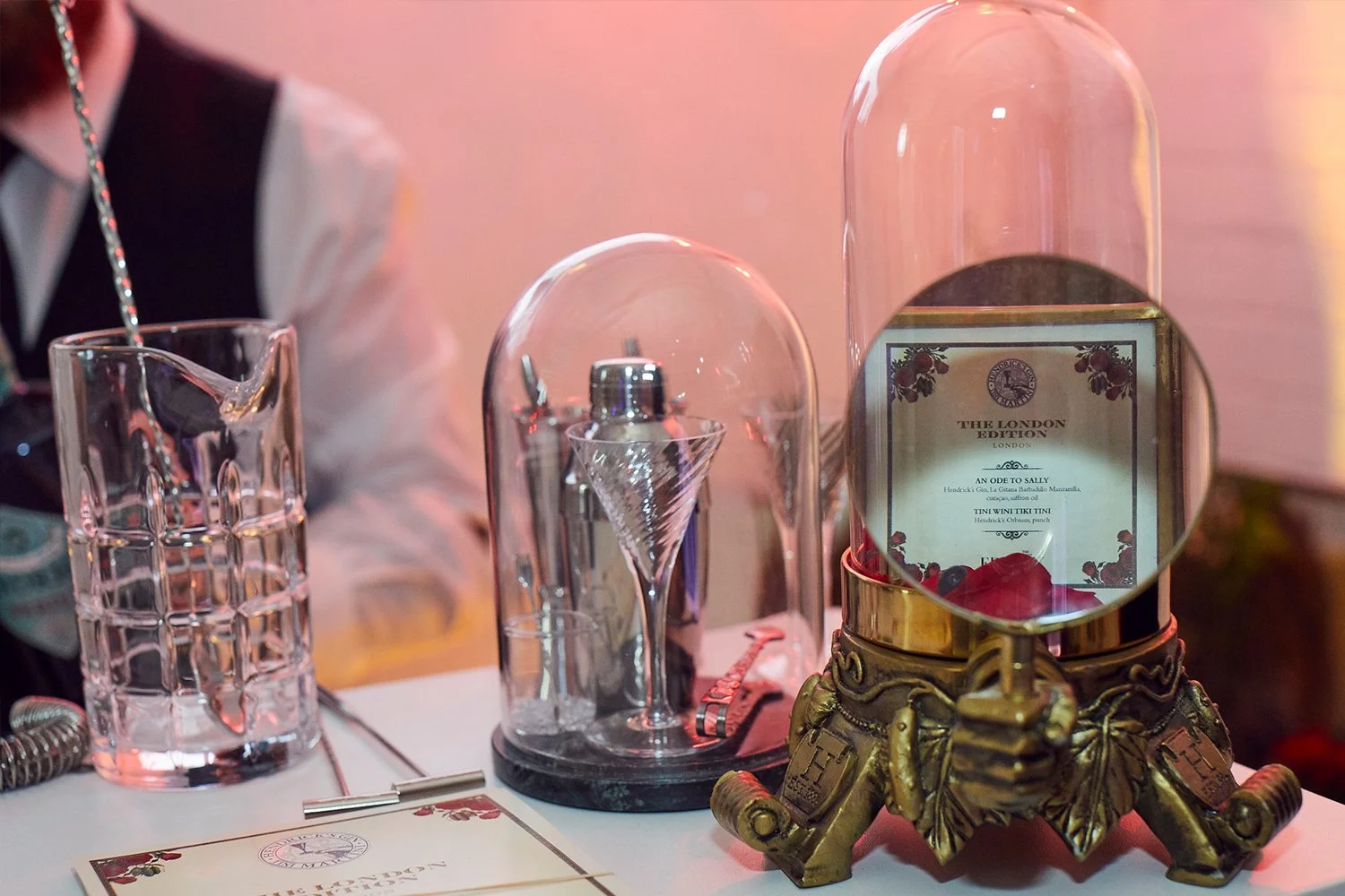 Hendrick's Gin – London Cocktail Week, Tini Martini event menus