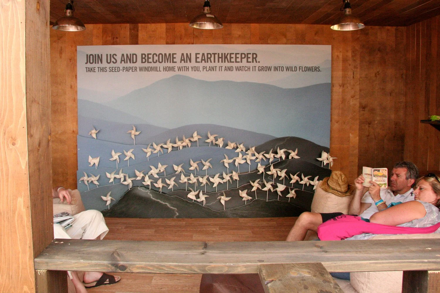 Timberland Earthkeepers Power Camp – seed-paper windmill takeaways