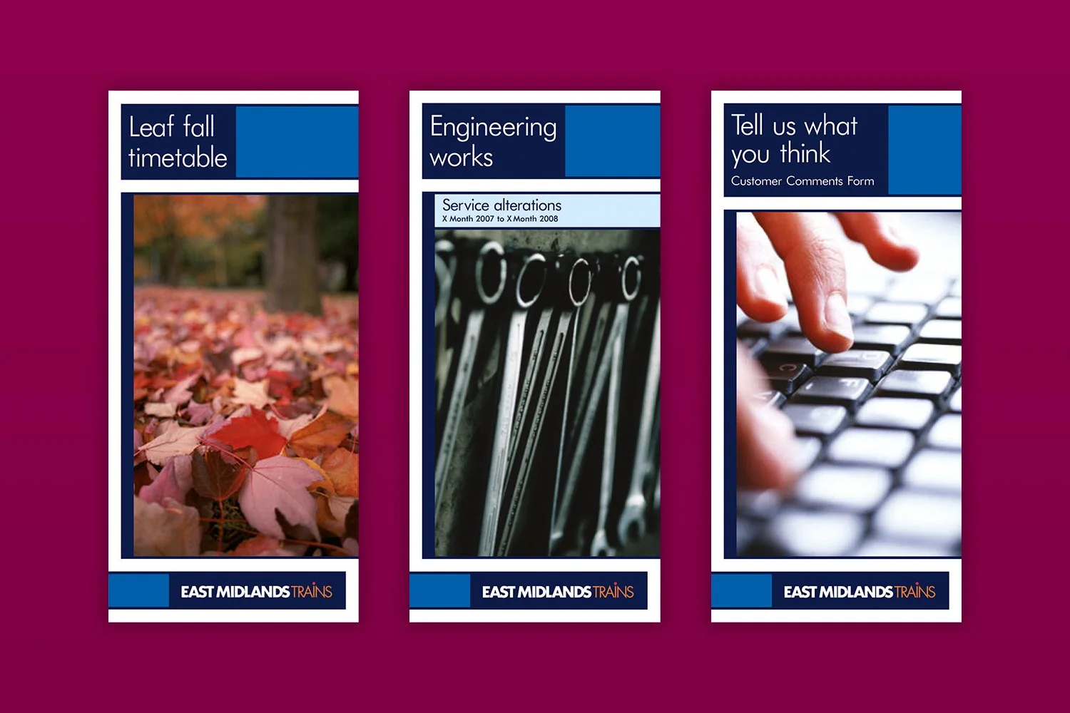 East Midlands Trains – leaflets