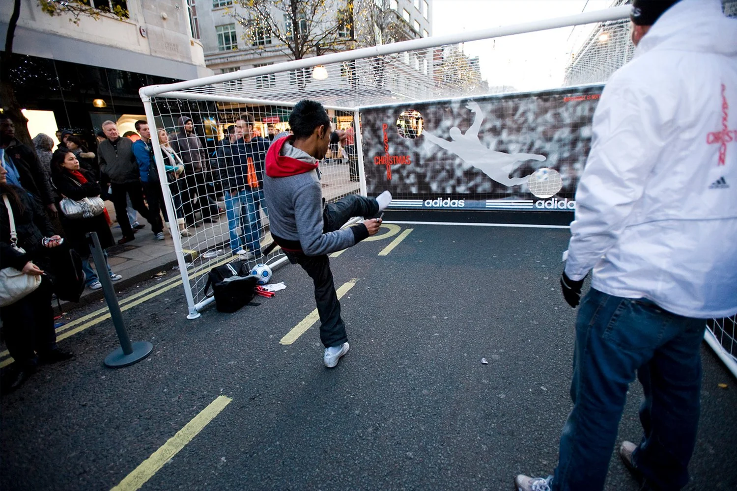 adidas – Oxford Street No-Traffic Day penalty shoot-out experience