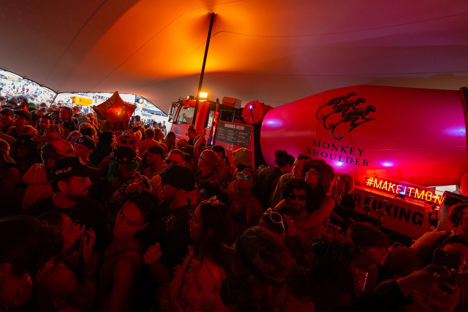 Monkey Shoulder festival activation