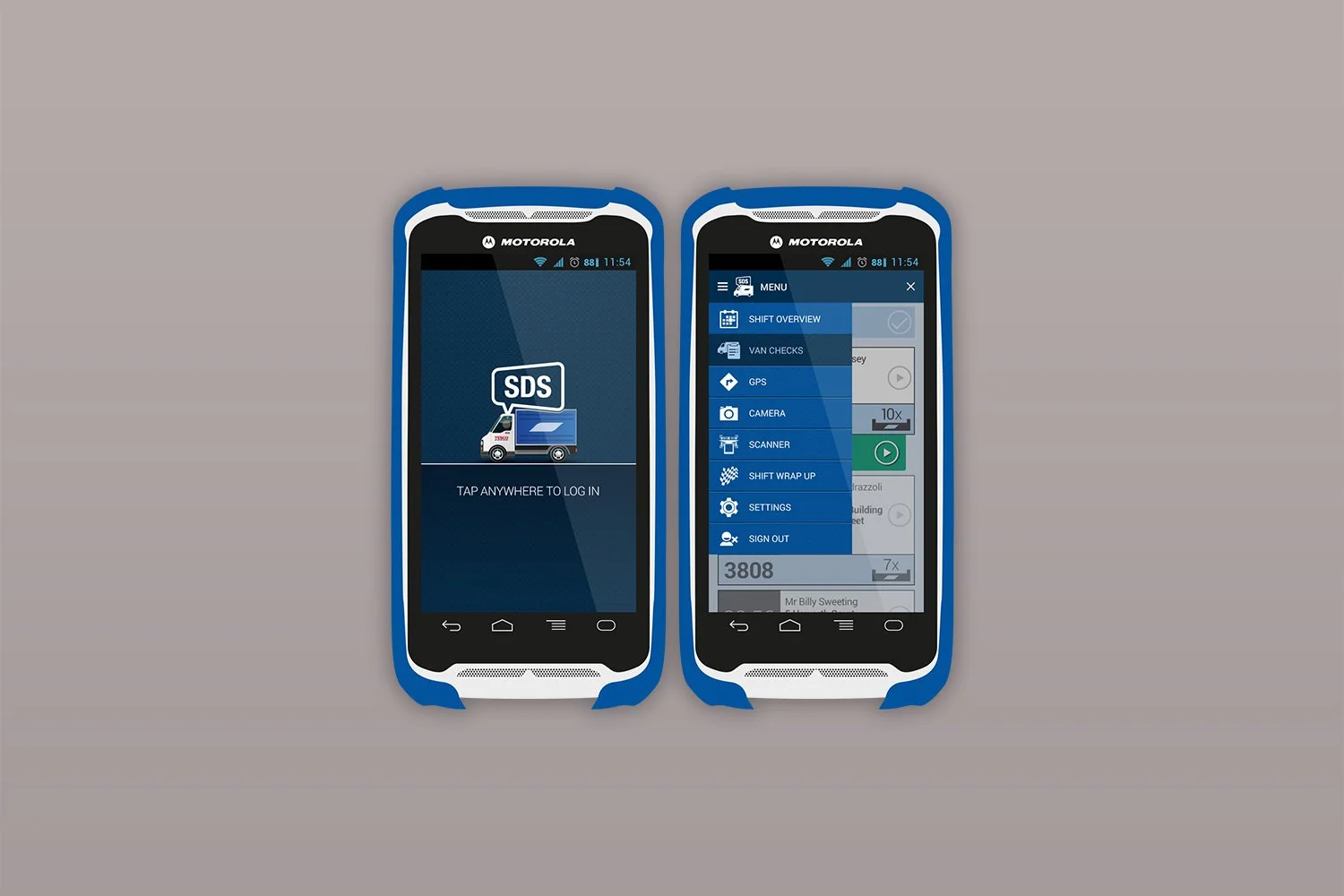 Tesco SDS app design