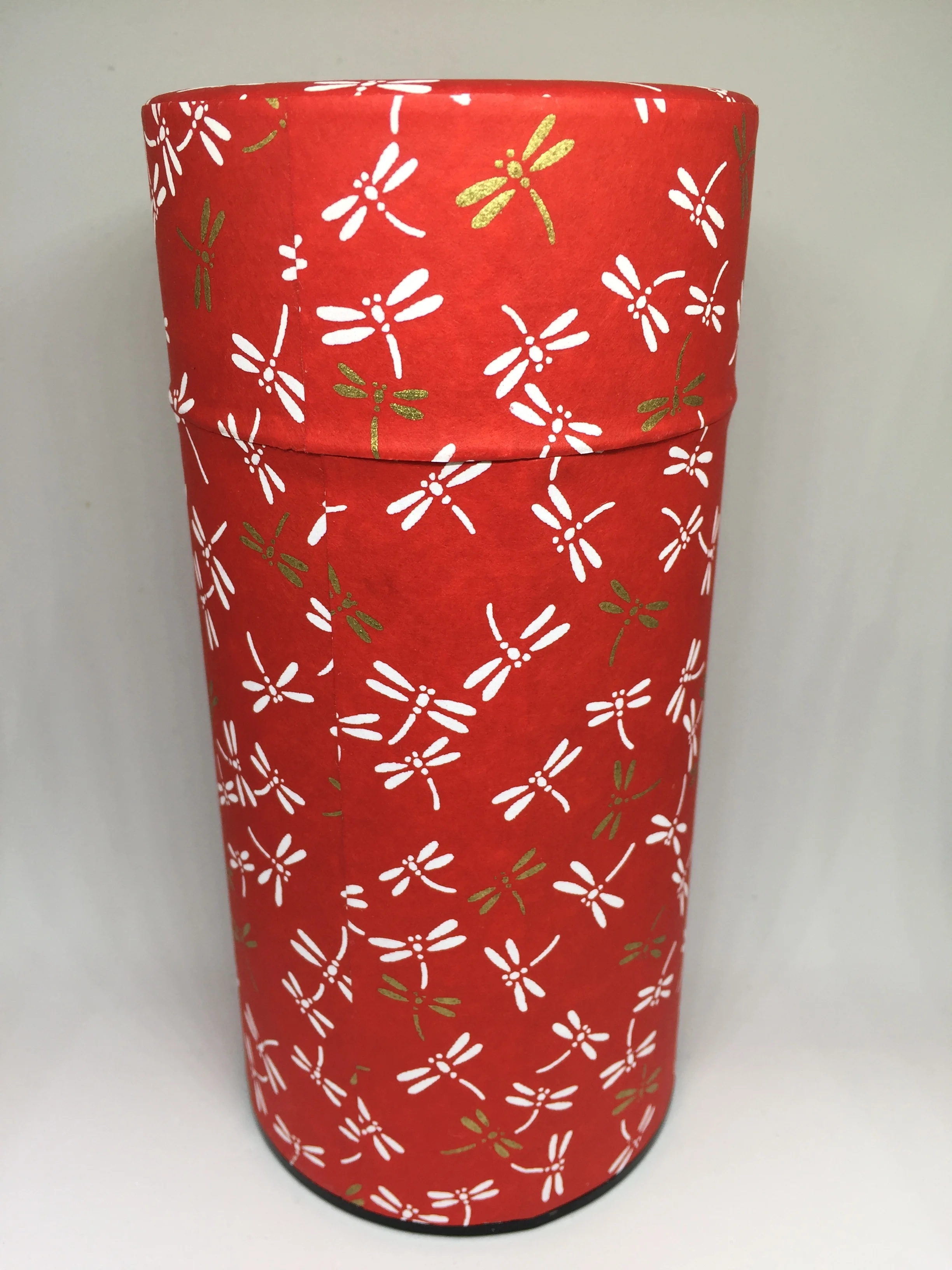 Japanese Origami Tea Canisters - Red