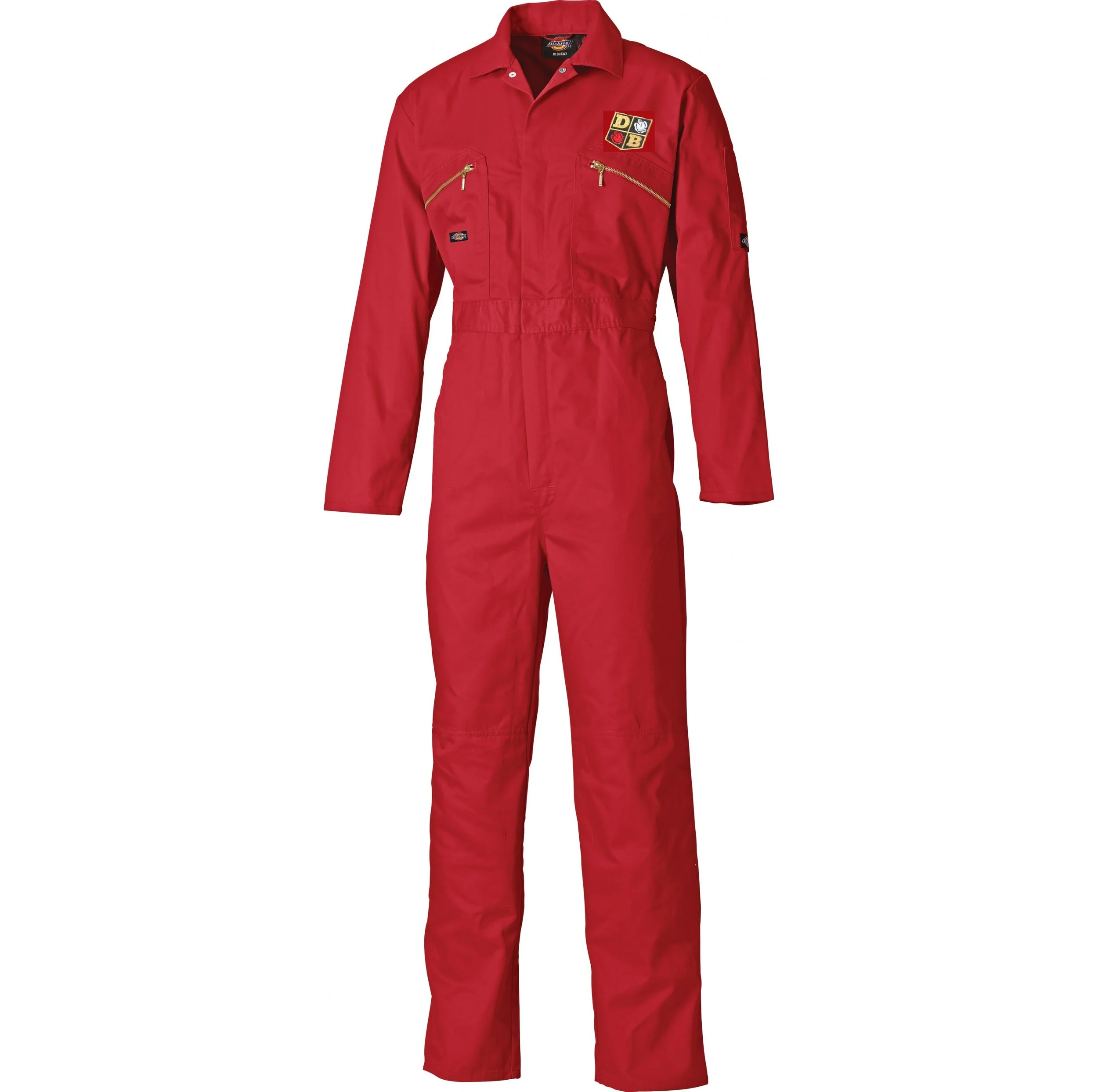 red dickies jumpsuit