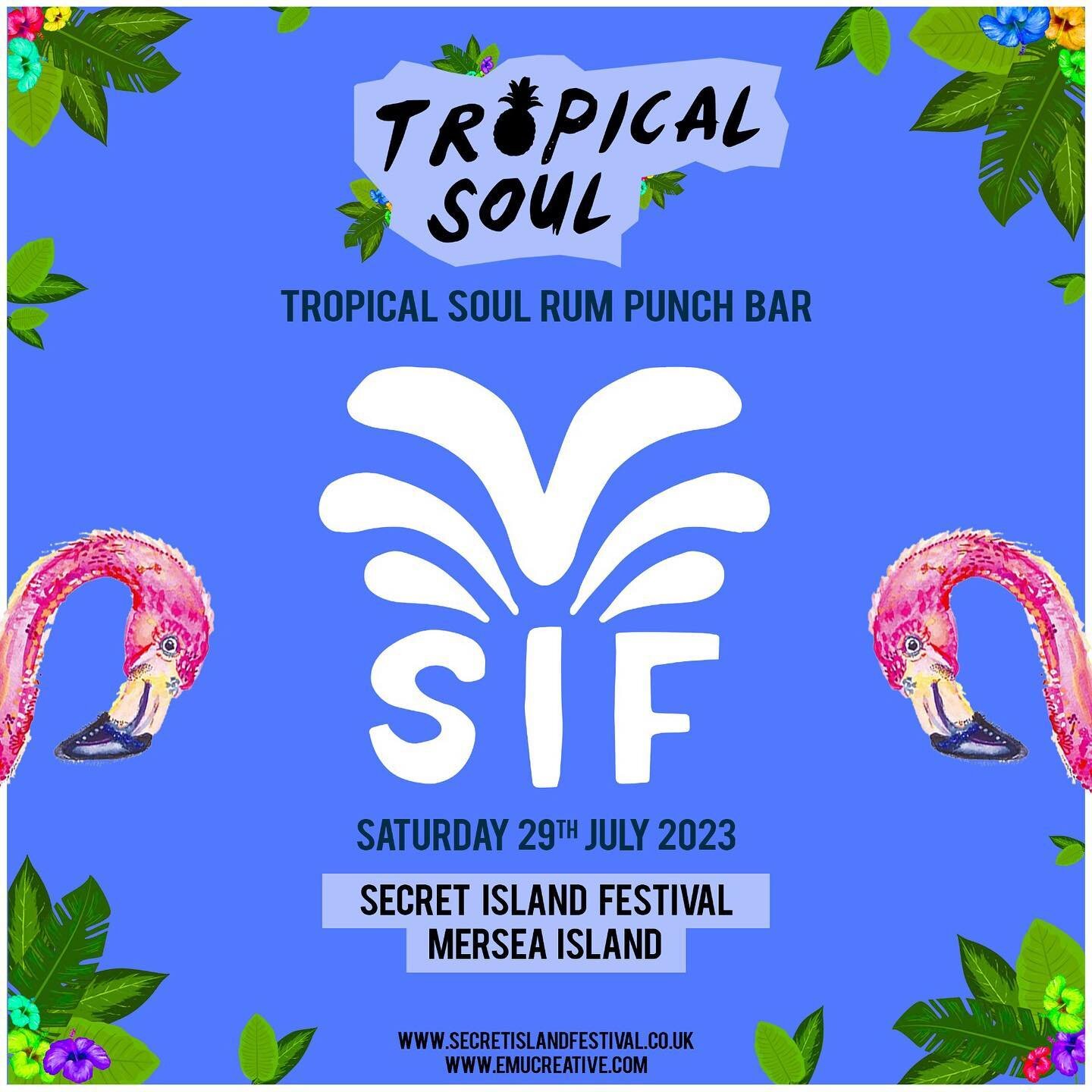 We&rsquo;re stoked to be heading back to one of our favourite events later this month over on Mersea, the incredible @secretislandfestival 🏝️ This years lineup is on fire 🔥 and we can&rsquo;t wait to serve up our Rum Punch goodness 🍹over at their 