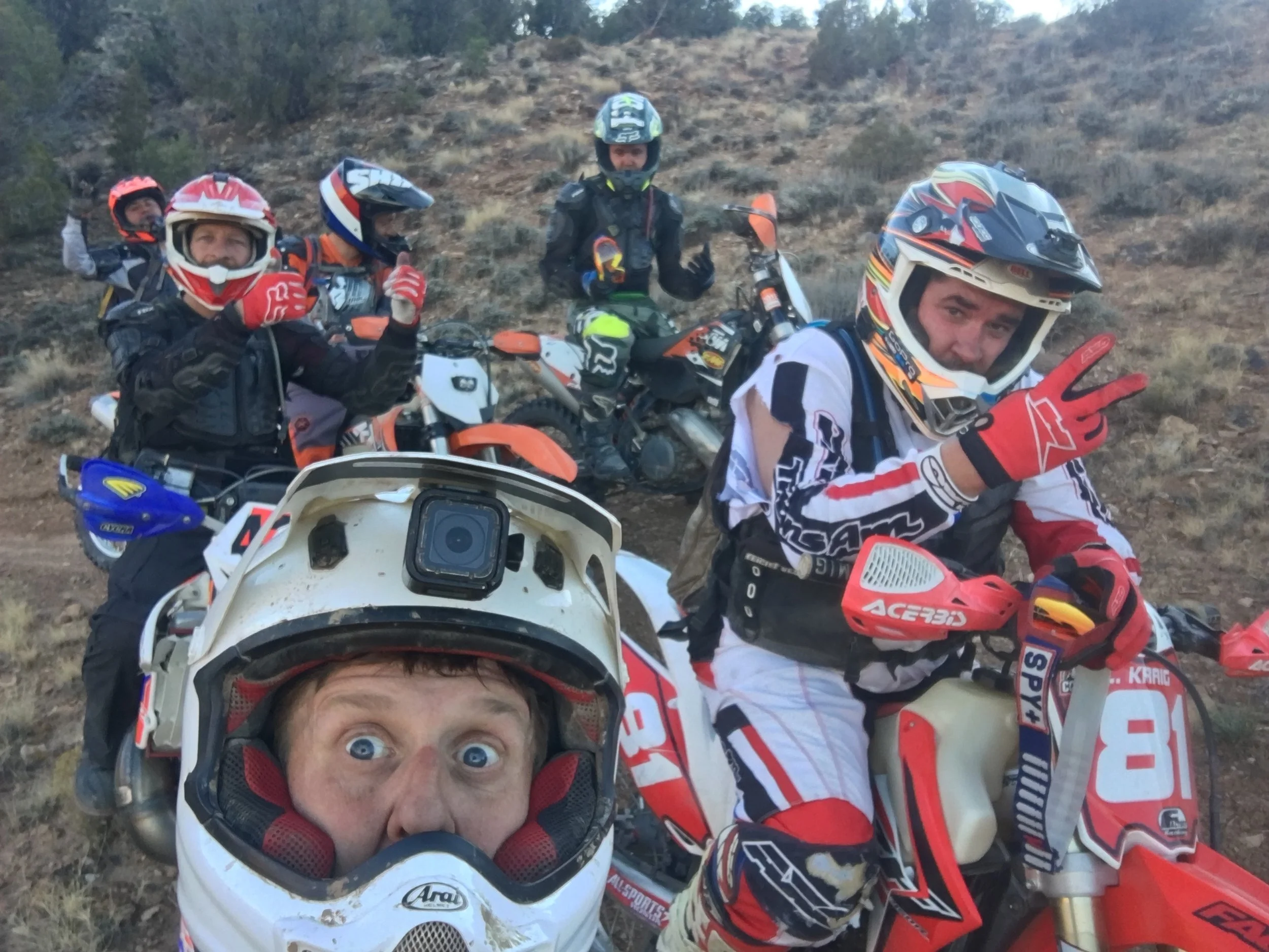 Chance meeting in the mountains