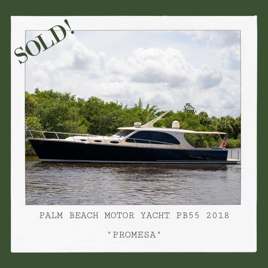 THE FRIST SOLD BOAT OF THE YEAR! 2018 model Palm Beach 55 &ldquo;PROMESA&rdquo; just sold and will soon be delivered to her new owner! This is a fantastic downeast style yacht that out preforms all her competitors in efficiency and performance with h