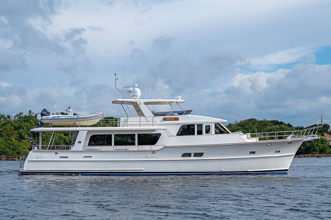 2016 model Grand Banks 72 Aleutian RP just reduced her price to $3,495,000 for immediate sale! 
She features a fantastic three stateroom five head layout plus separate crew quarters w/ head and shower. The master stateroom is amidships full beam with