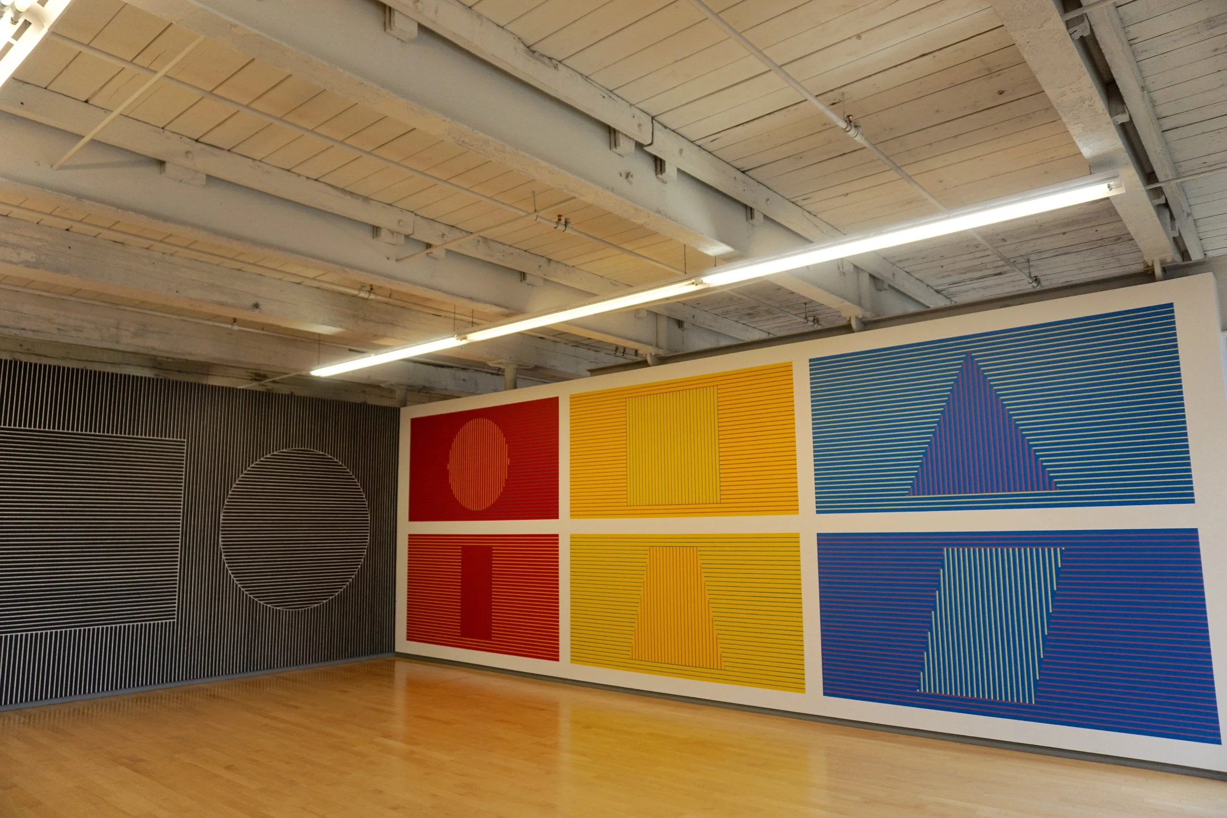 Especially taking jumping photos in front of the Sol LeWitt permanent collection.