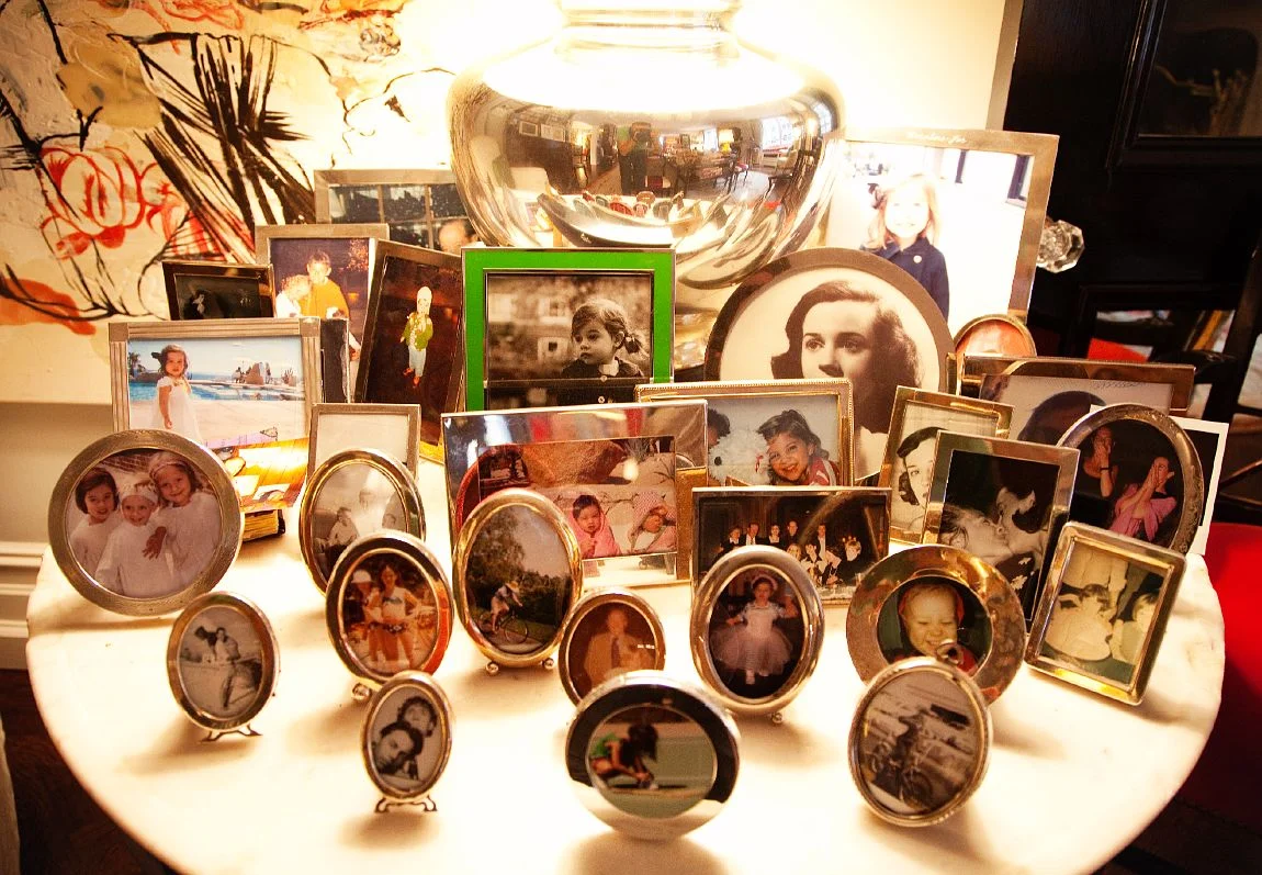 In a video with People magazine Kate said this was her favorite table in her house because it has all of her family on it. Photos from The Selby