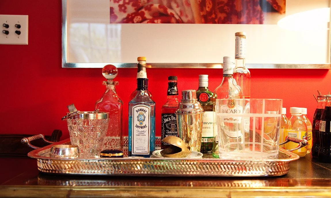 LOVE a great bar tray!! photo by the Selby