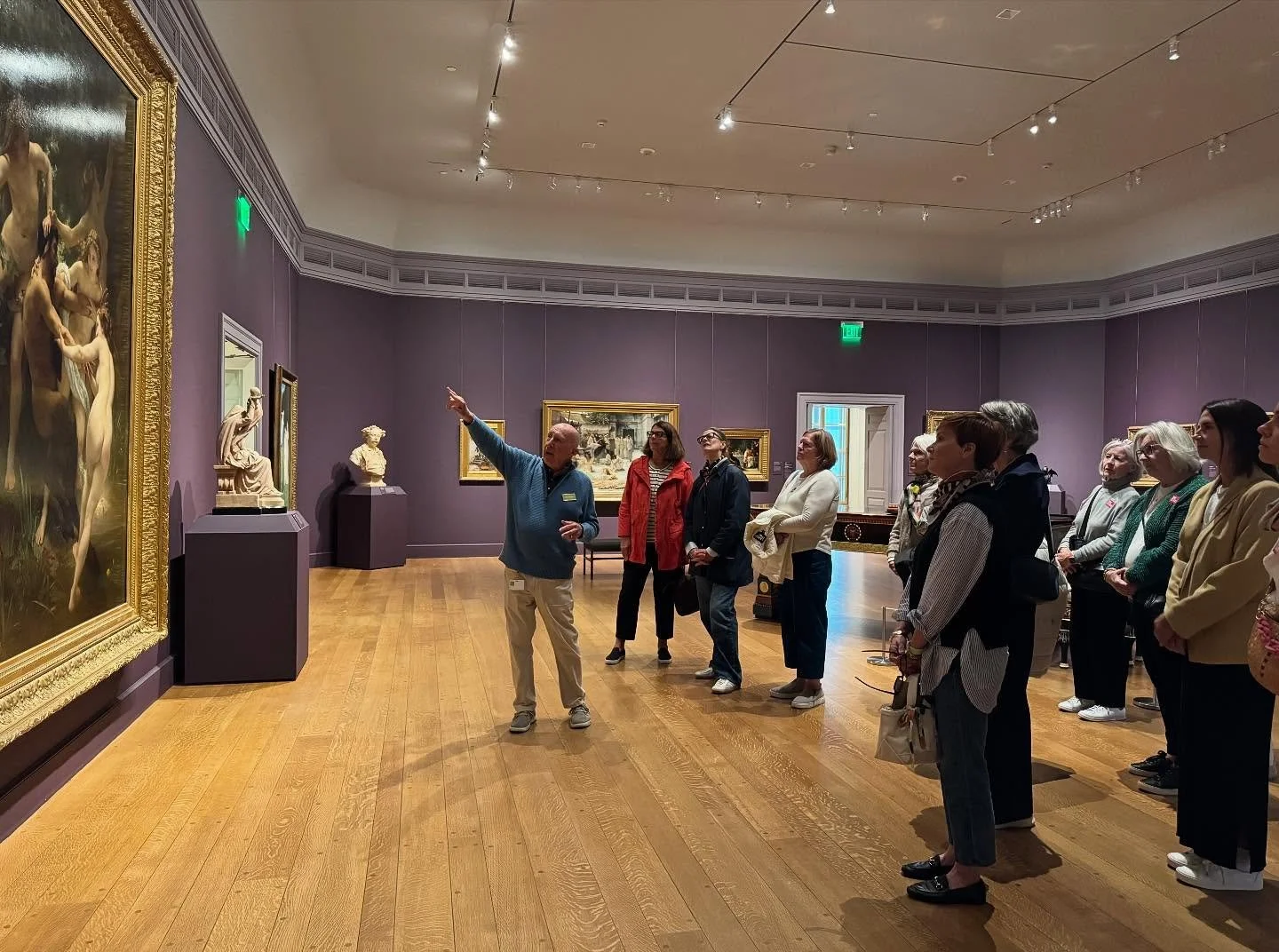 Jack gave us the BEST art tour today!!! We LOVE @clarkart and are so very grateful to live so close!! Today women from around the country enjoyed the amazing stories of the beautiful art!!! 🎨🖼️