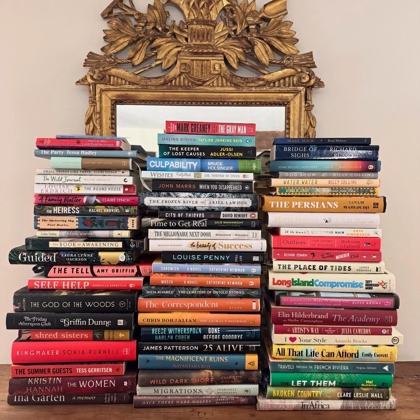 Last year at this time I was concerned about how much time I spent doom scrolling. I used to read a LOT and wanted to go back to being that person. Inspired by @bmcl167 &lsquo;s yearly stacks of books and my childhood friend @stevereadthatbook I deci