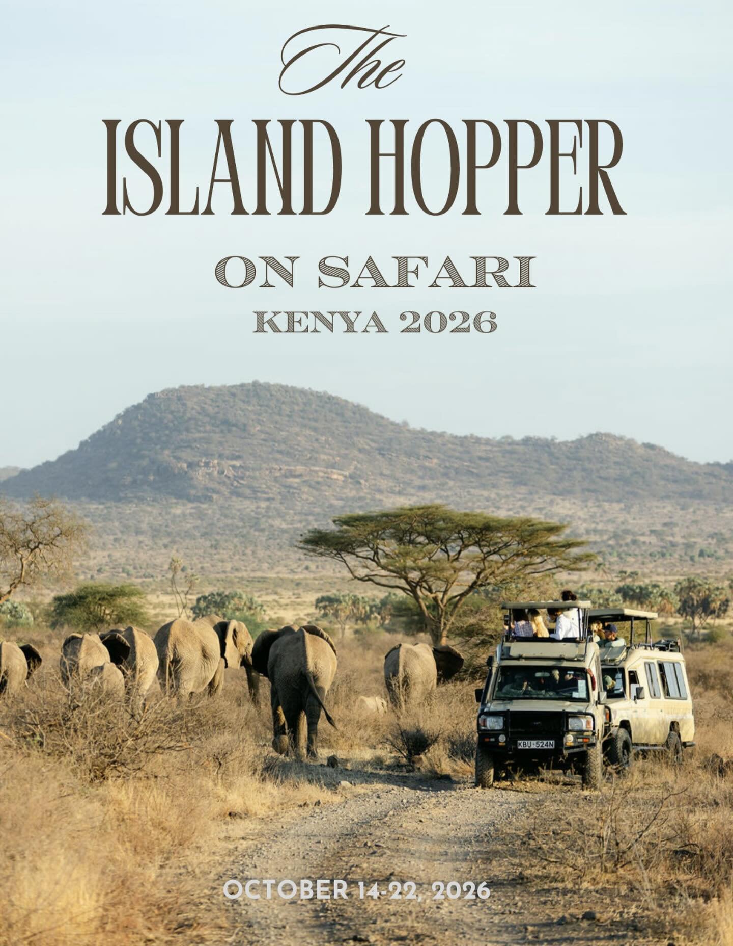 Launching Monday morning. Can&rsquo;t wait to return to Kenya!