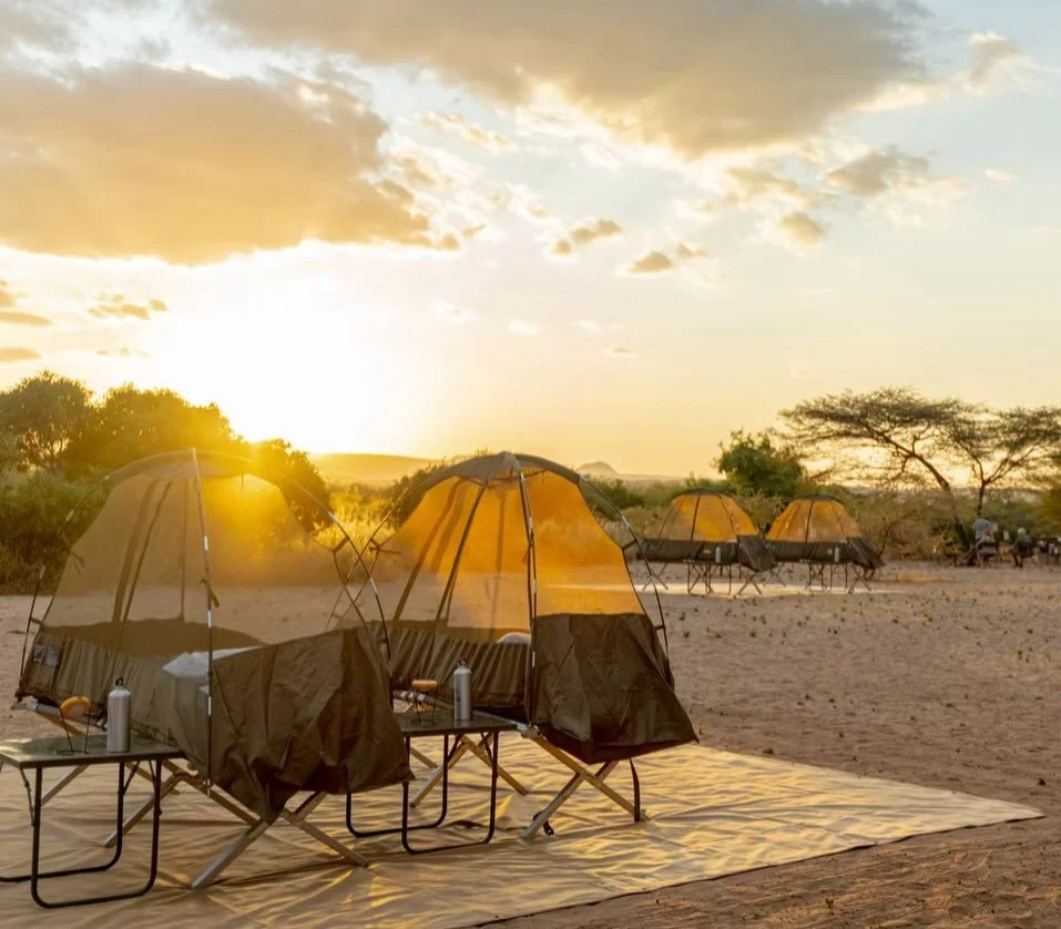 Don&rsquo;t make me go camping in America!! But I can really get behind sleeping in these beautiful pods for a night in Kenya!! Sarah and Kura tell me sleeping at this camp in the bush under the stars is a very special kind of magic. Adventure chic i