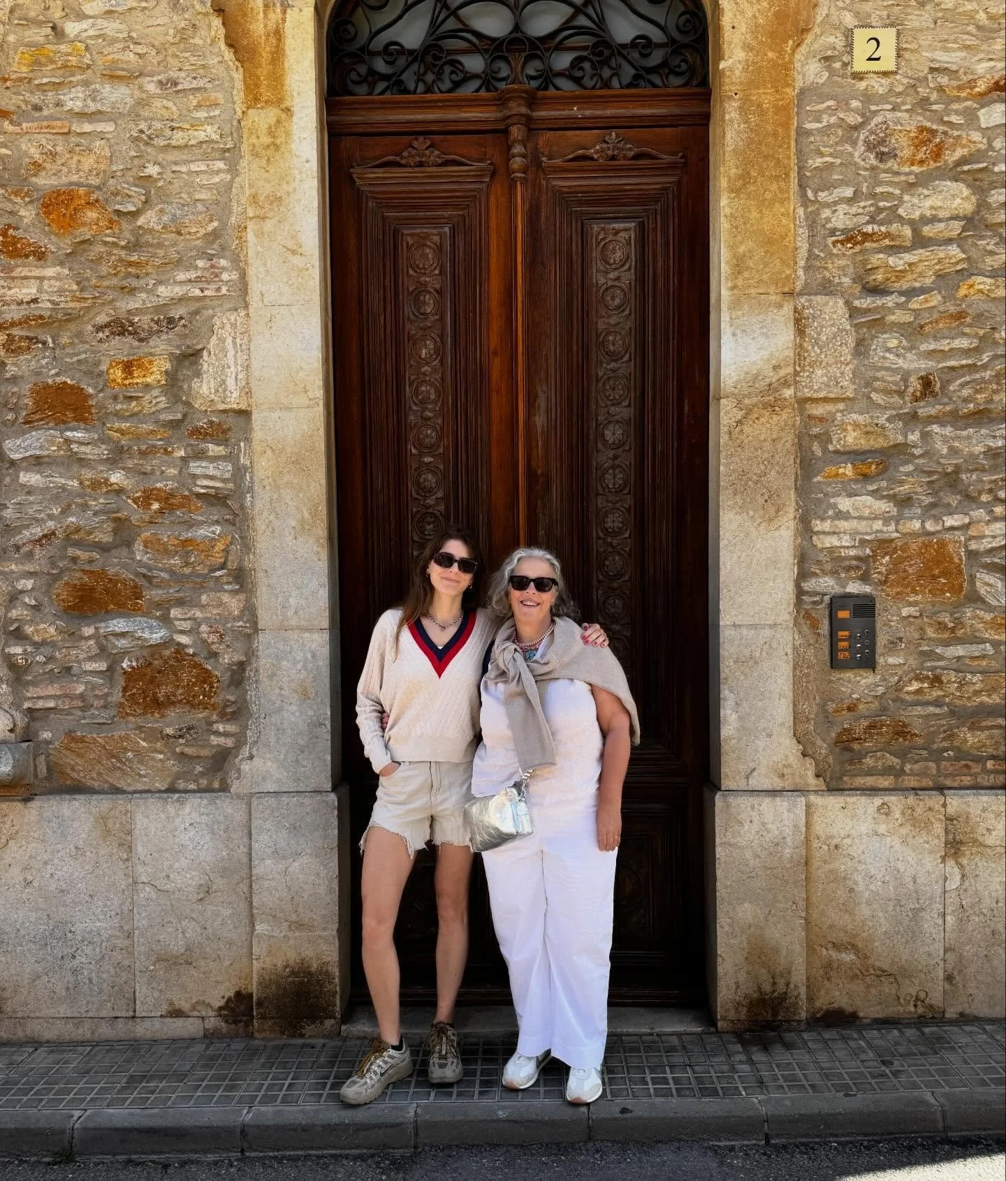 A little introduction to our many new followers. We are the founders of The Island Hopper, a luxury global tour company. We are a mother - daughter team, Courteney on the left and Tricia on the right. We are currently in Catalonia planning our two fa