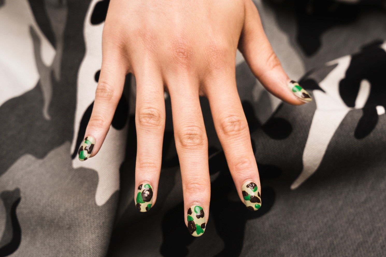 BAPE Inspired Nails