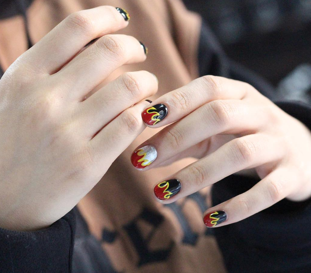 THRASHER Inspired Nails