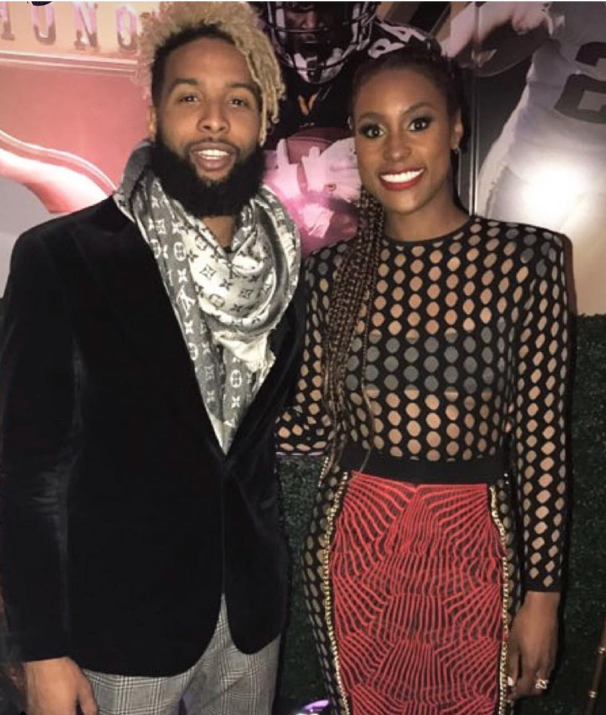 Odell Beckham Jr. & Issa Rae / via @thetoptea