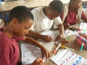 All students made and shared dream flags – an individual expression of each student’s hopes and dreams.