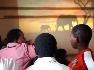 Students learn about elephant preservation in Tembo Club.