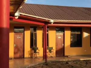 he SEGA Lodge has 6 Rooms, each with its own bathroom; and outdoor patio!
