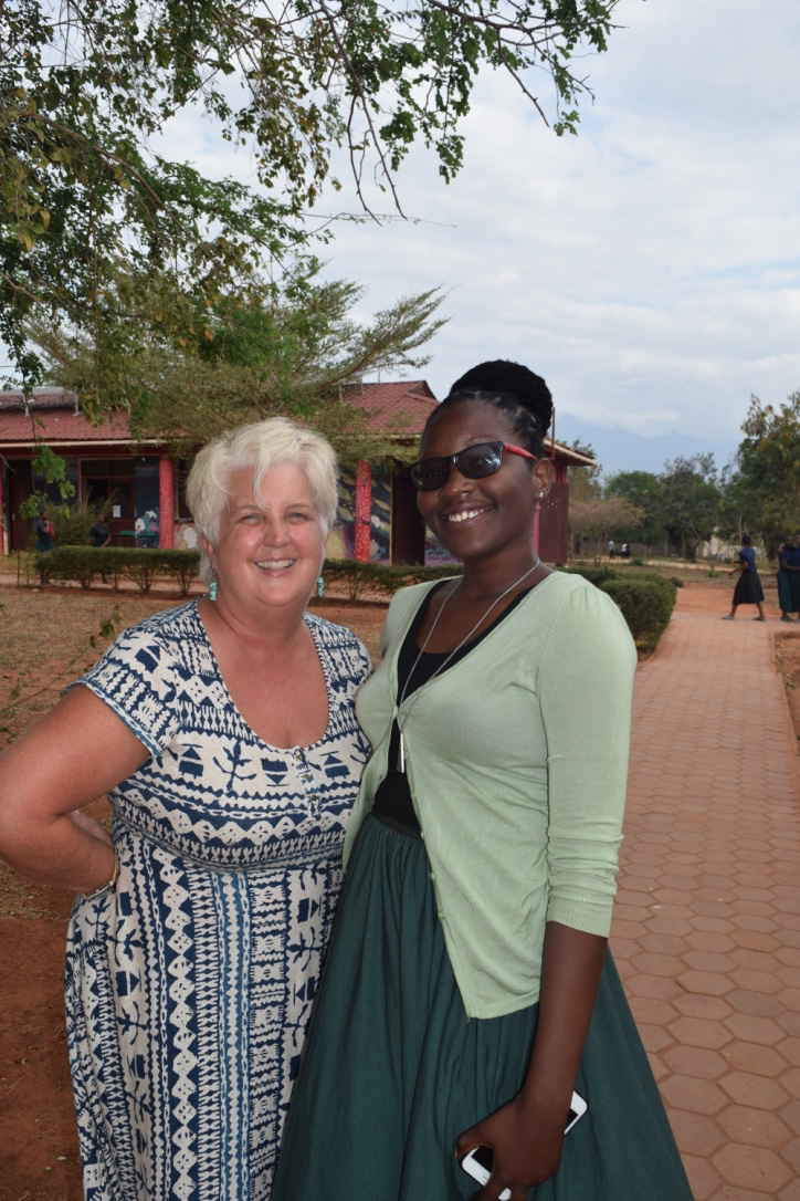 Tina Johnson with SEGA’s Communications Coordinator, Rhona.