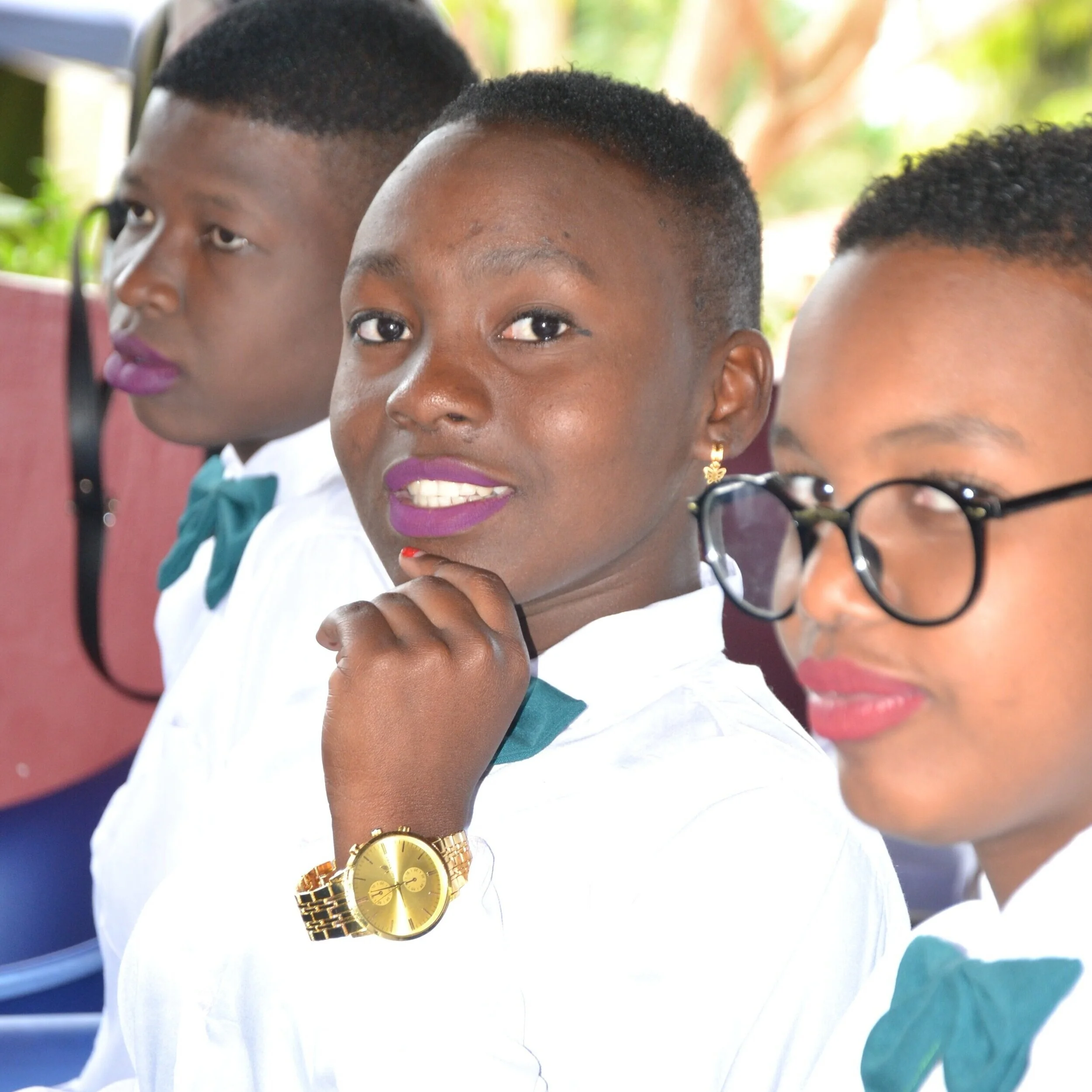 Zainabu, Head Girl:  From an exceptionally impoverished home with a parent who has severe mental illness, Zainbu rose to SEGA’s highest elected student leadership position, Head Girl. This is the equivalent of a school president.