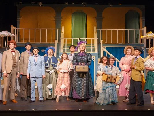 Liz Norton and the company of Hello, Dolly!&nbsp;at Sunset Playhouse. Submitted Photo