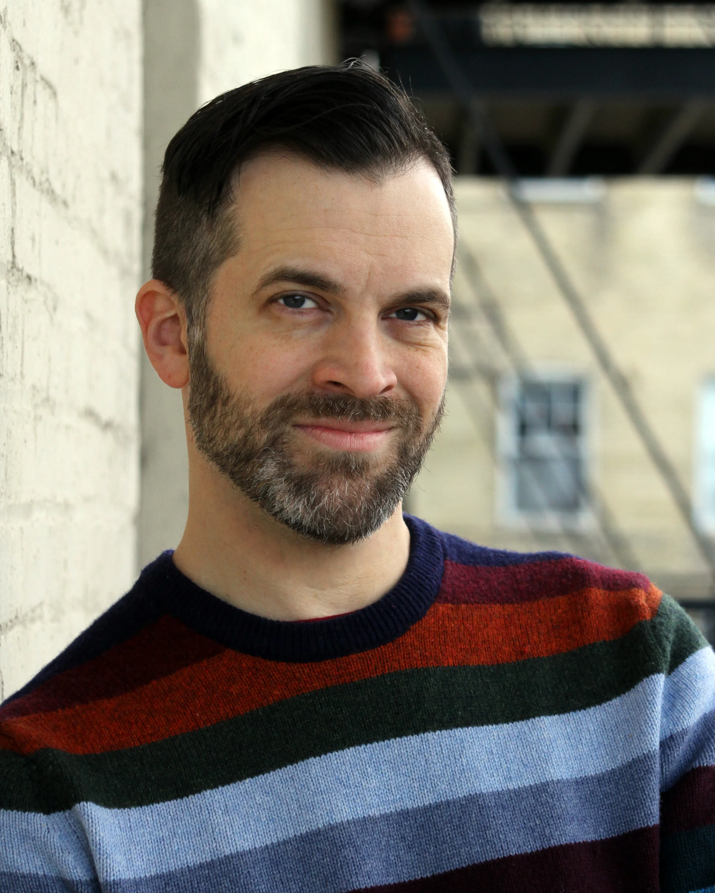 Mark Neufang plays Cal in Boulevard Theatre’s stage reading of “Mothers and Sons.”