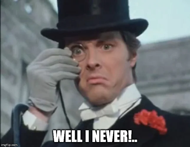 It seems to me men with monocles would be less outraged if they just found the other half of their glasses. 