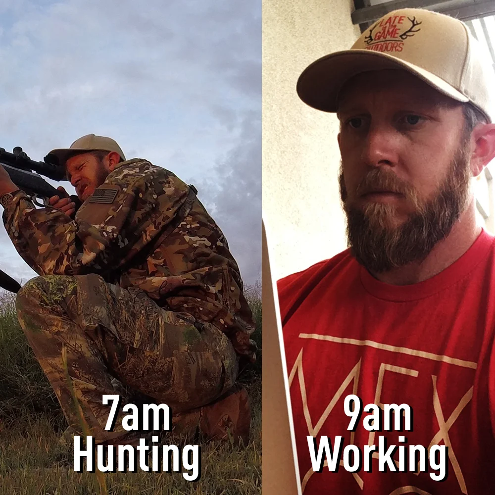 It’s a very specific hunting scenario that allows this to happen…most of the time, I’m not so lucky!