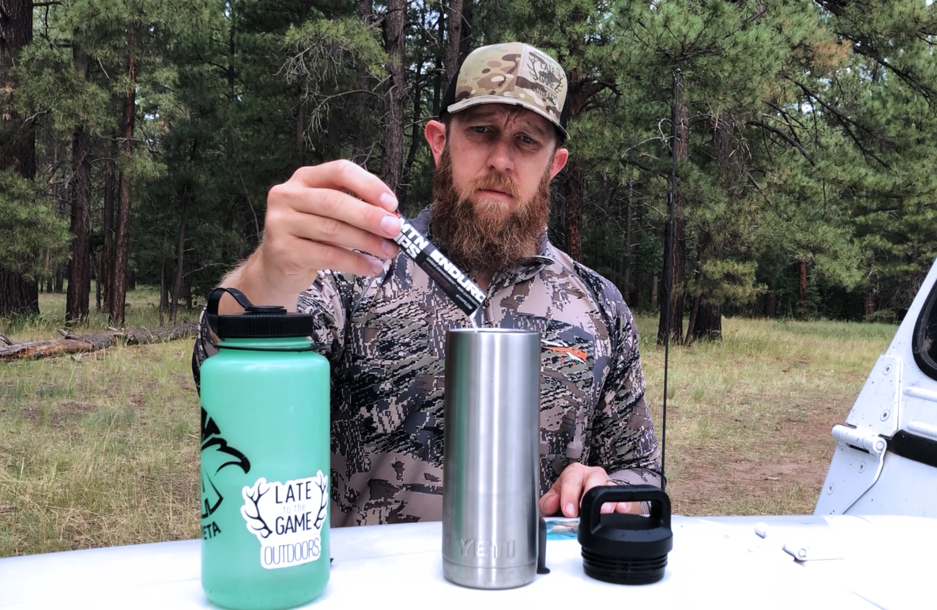 Testing out a new supplement from MTN OPS before I hit the mountains next month…wanna make sure my body can survive the long days at elevation!