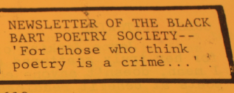"Barry can't take a joke": Black Bart's Savage Mimeo Gossip