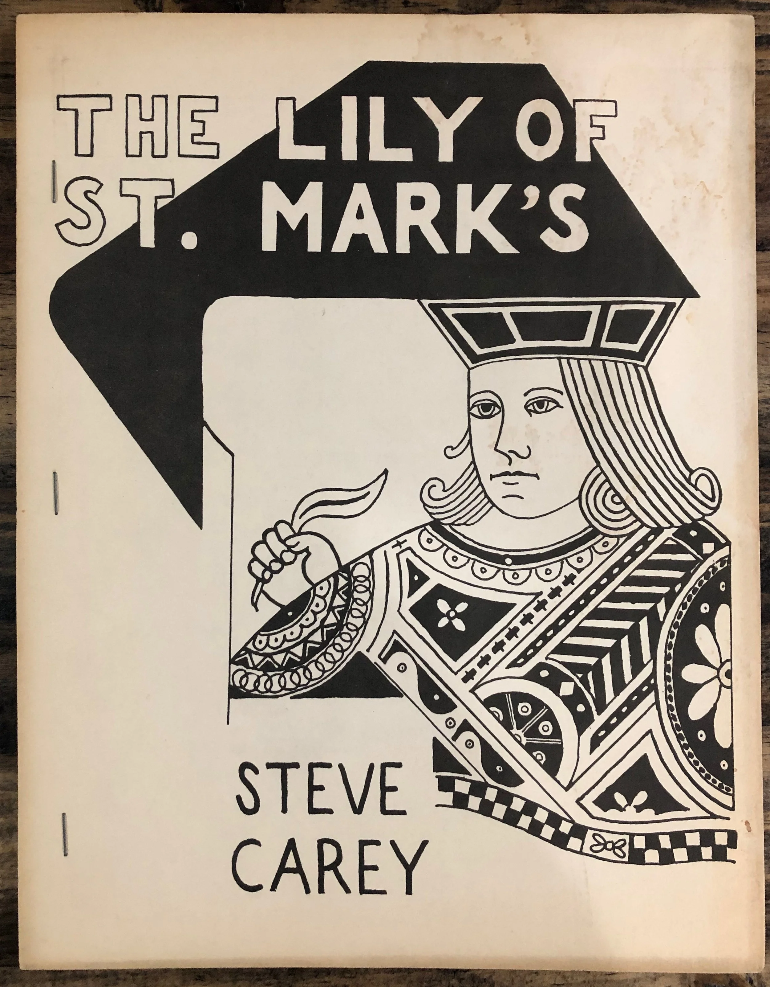 Crystal Set #20: The Lily of St. Mark's by Steve Carey ("C" Press, 1978)