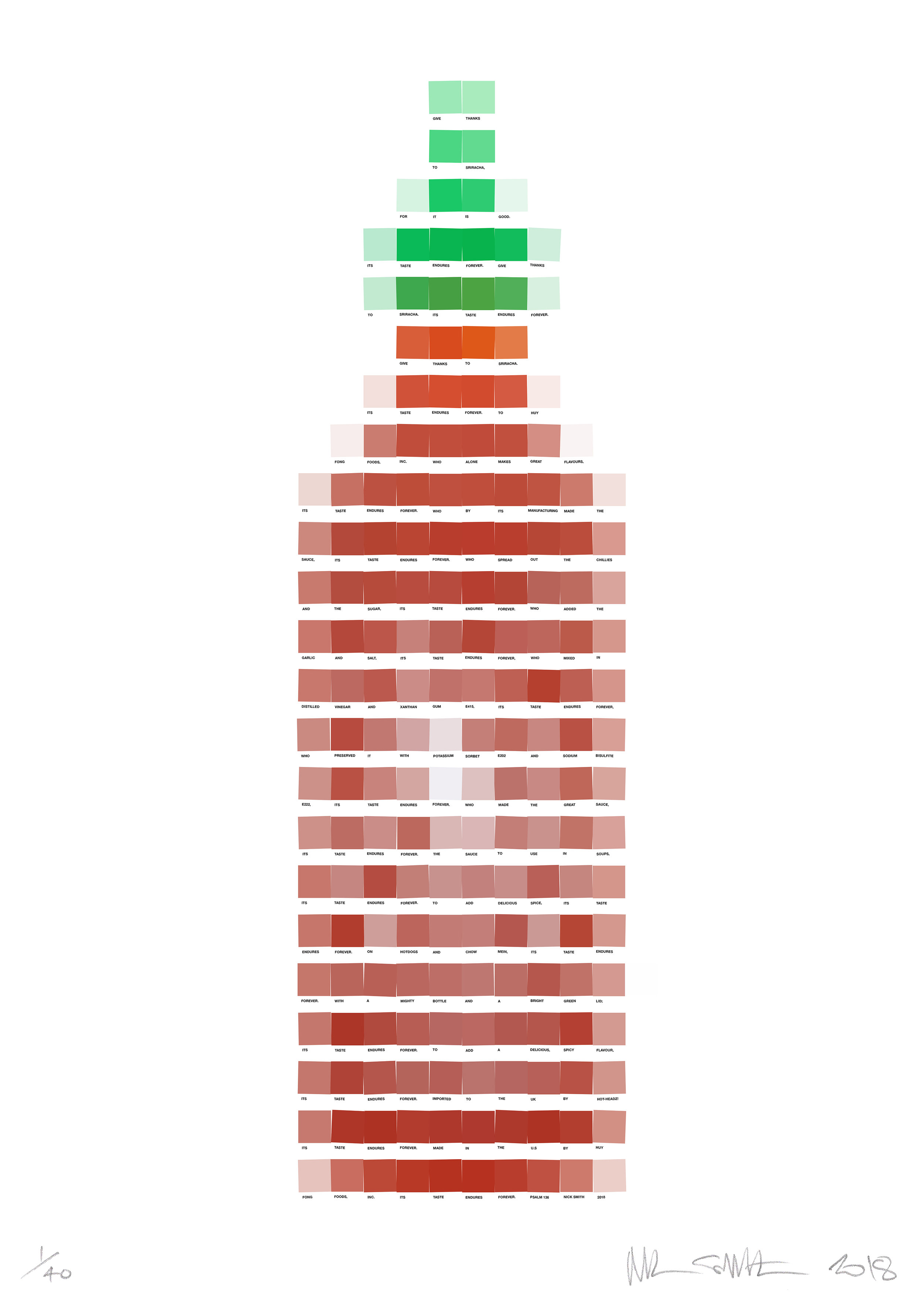 Psalm 138 - Sriracha Sauce