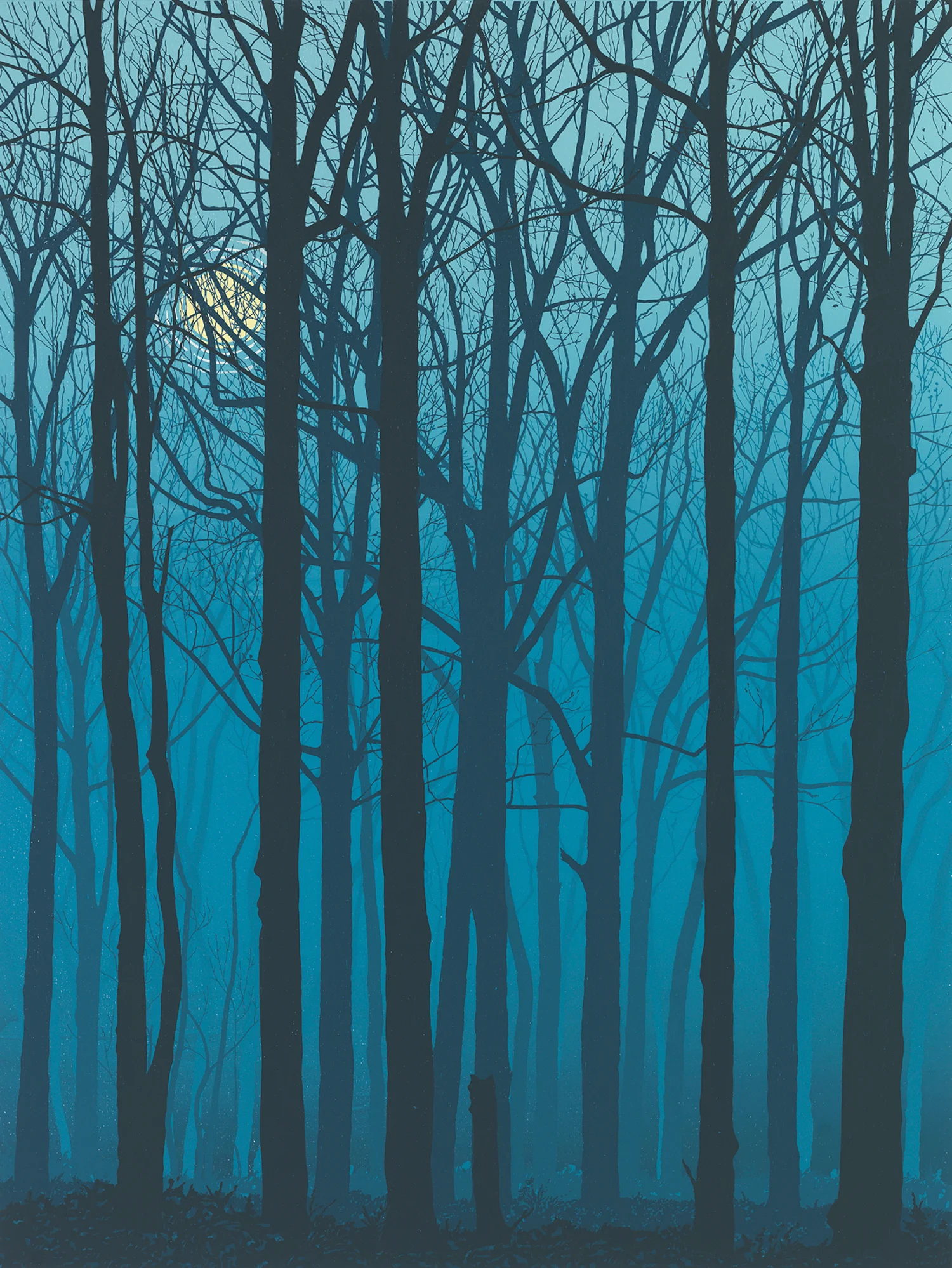256 Forest Faces 10 24" x 18" 10 colors 3 edition / 1 available $425