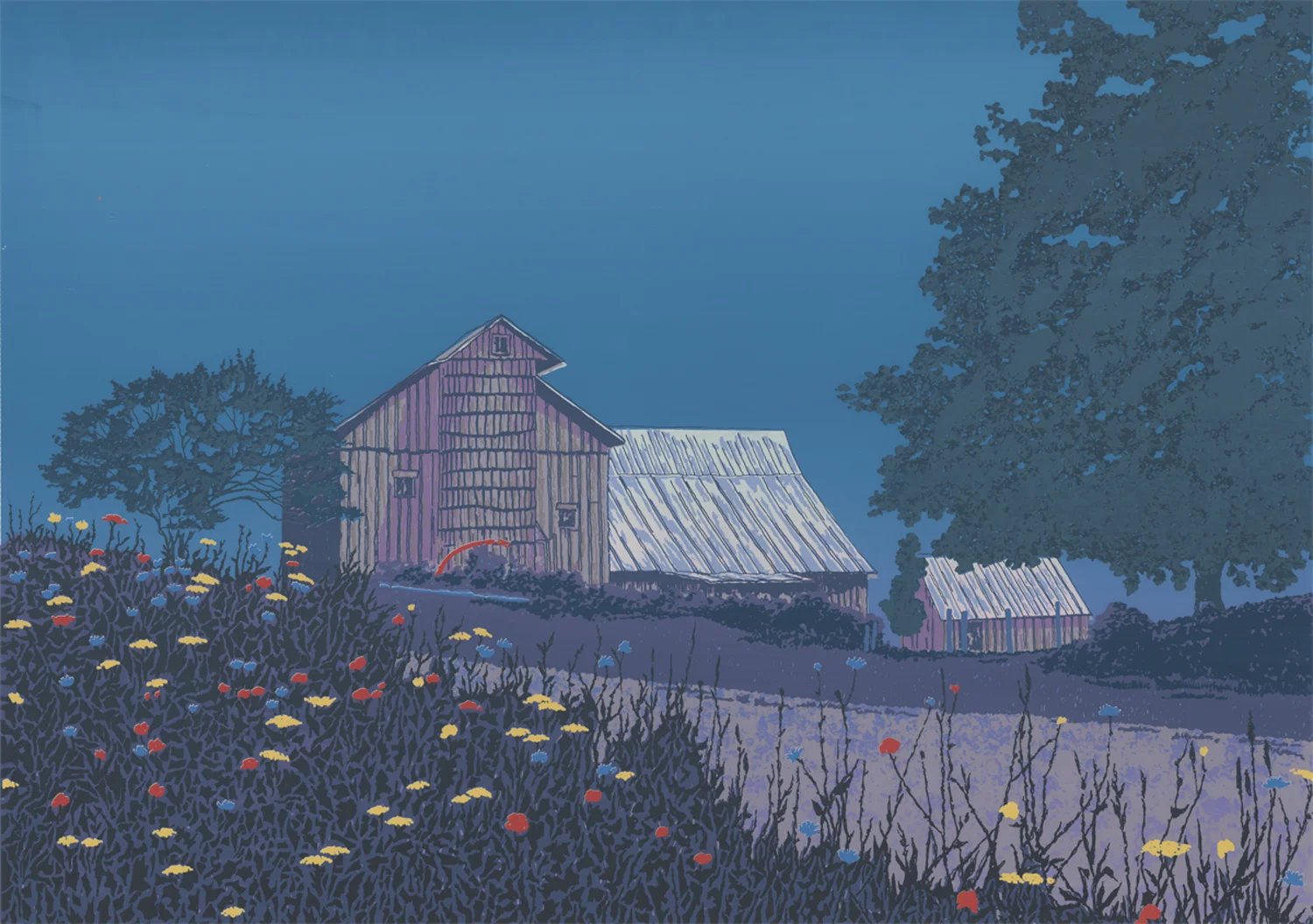243 Abandoned - 1 15" x 21" 14 colors 10 edition / 5 available $325