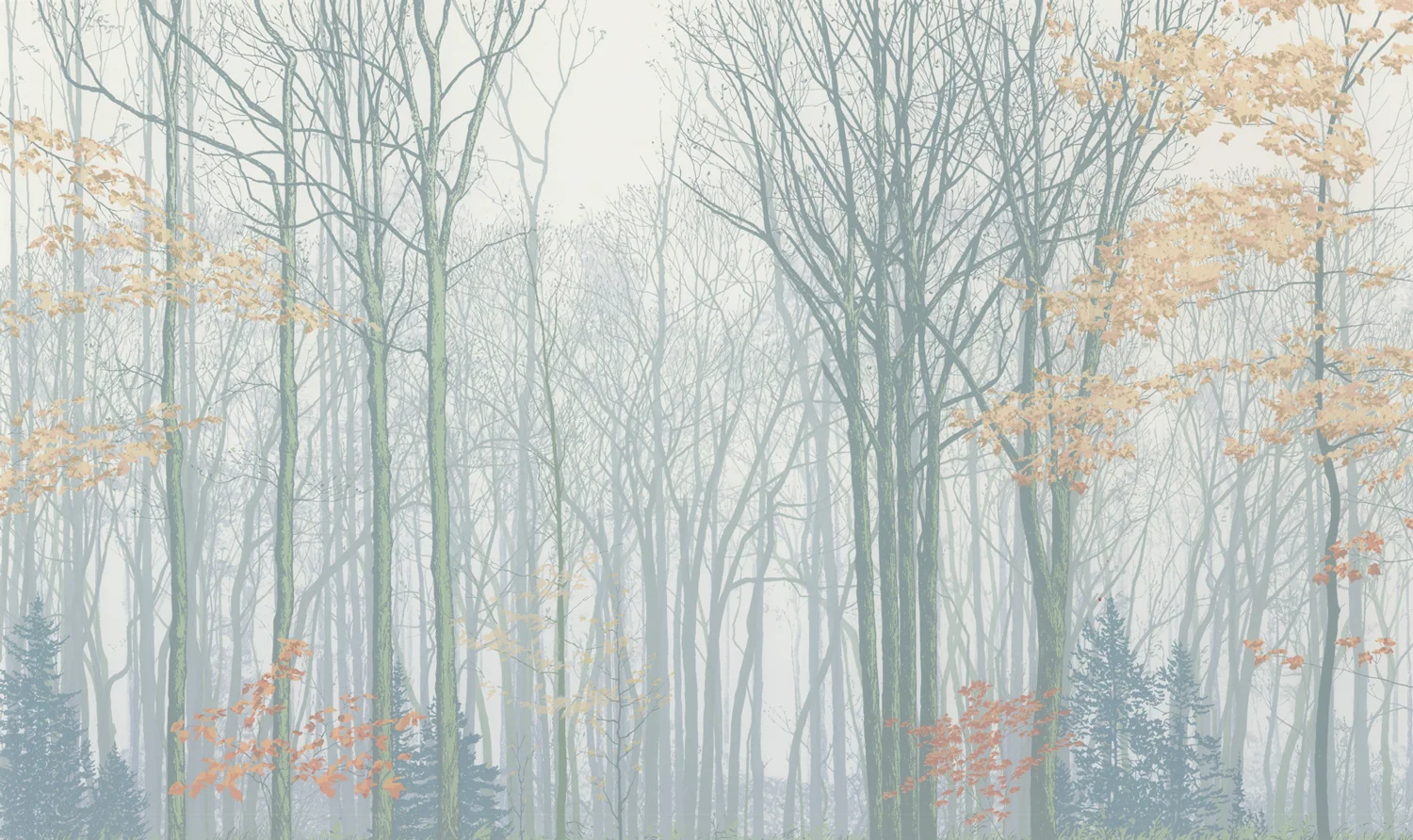 221Forest Faces 124" x 40" – 610 x 1016mm25 colors8 edition /&nbsp;5 available$1,200 