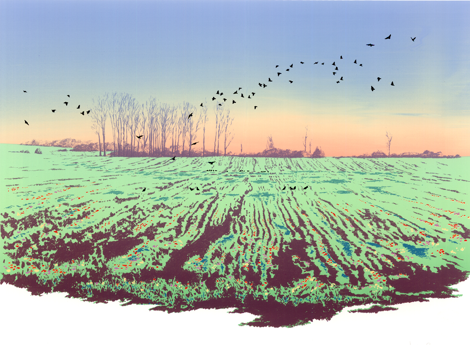 197Early Spring17.5" x 24" – 445 x 610mm14 colors20 edition /&nbsp;10 available$450 