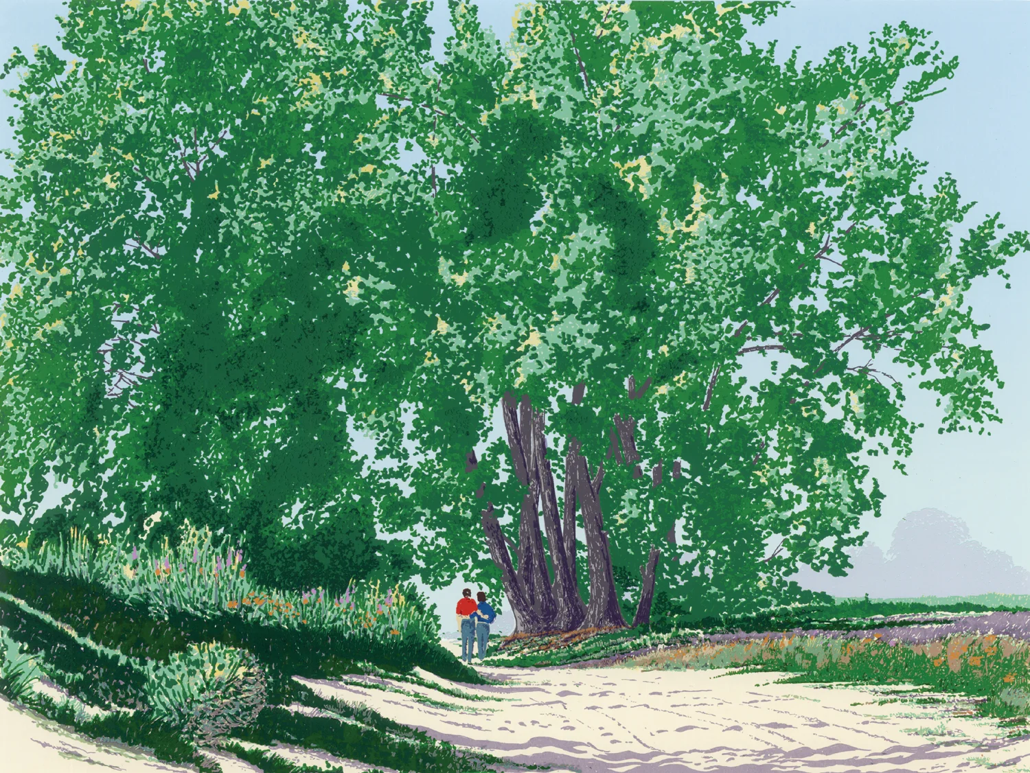 181 Summer Afternoon 12.5" x 17" – 318 x 432mm 18 colors 40 edition / 22 available $350