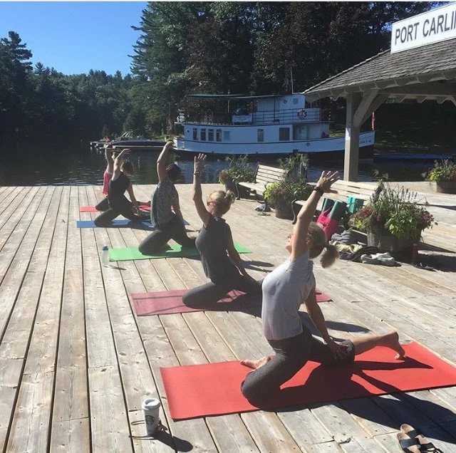 Yoga on the Dock Port Carling