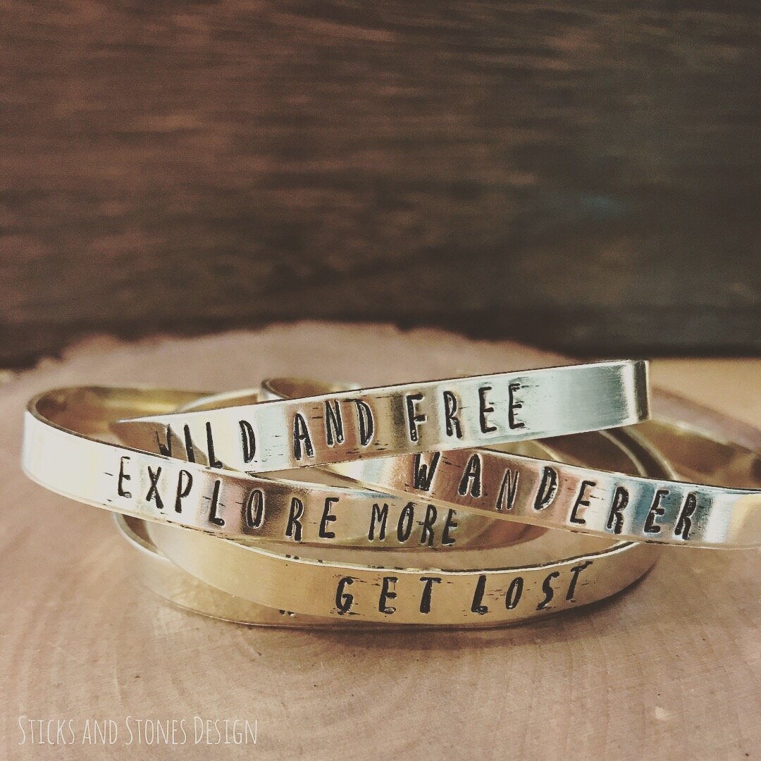 Custom Stamped Bracelet