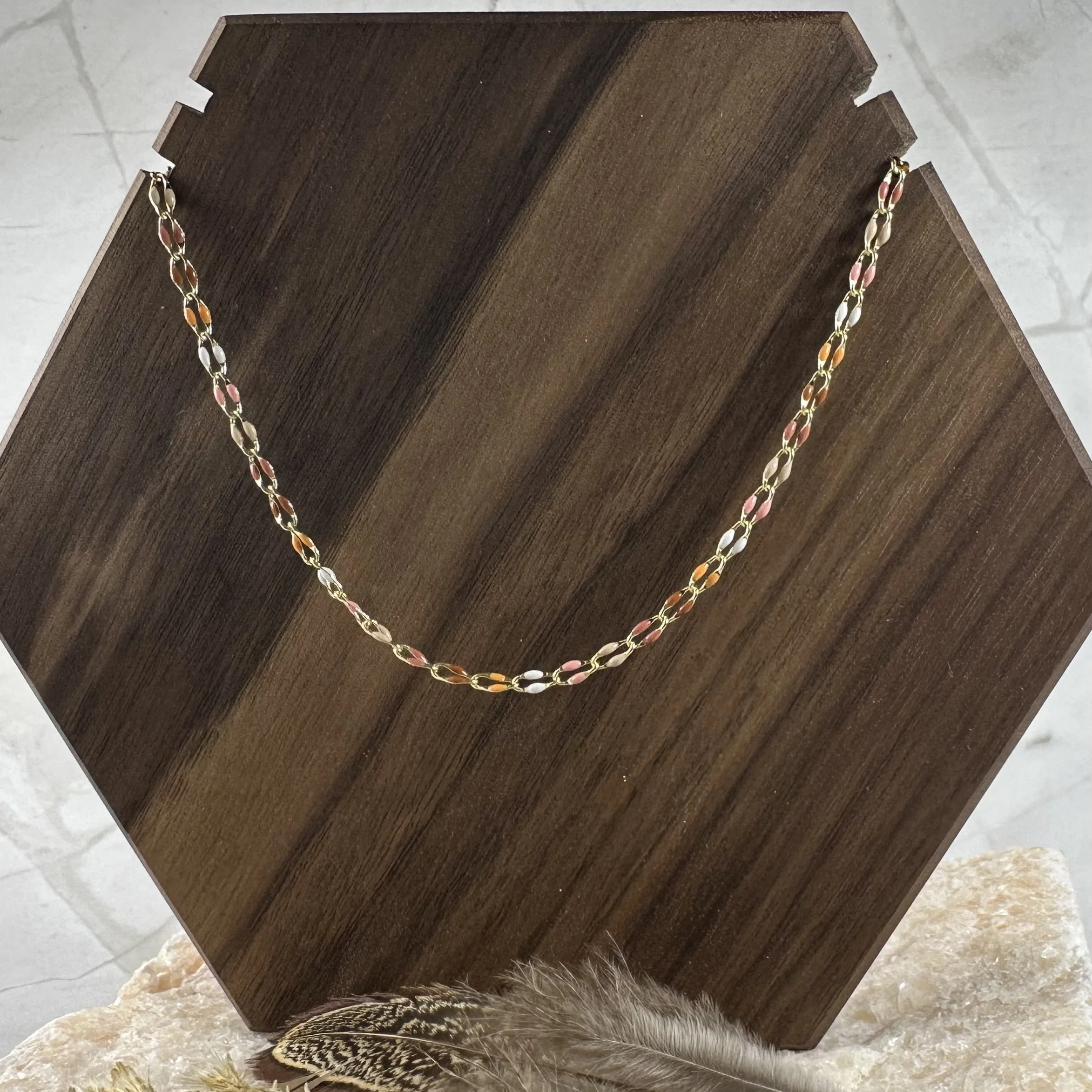 Enamel Chain Necklace - PSL