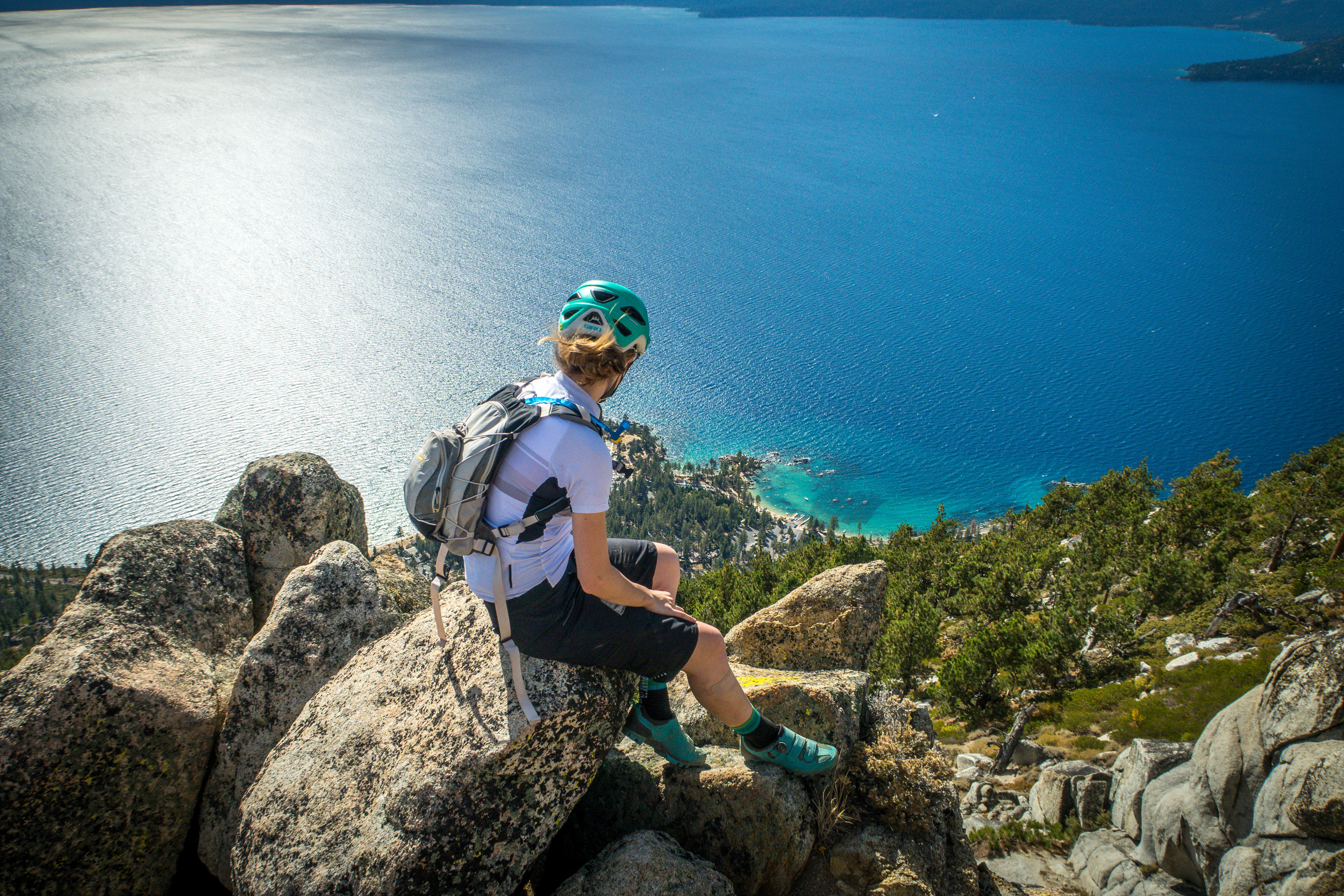 Overlooking Sand Harbor.