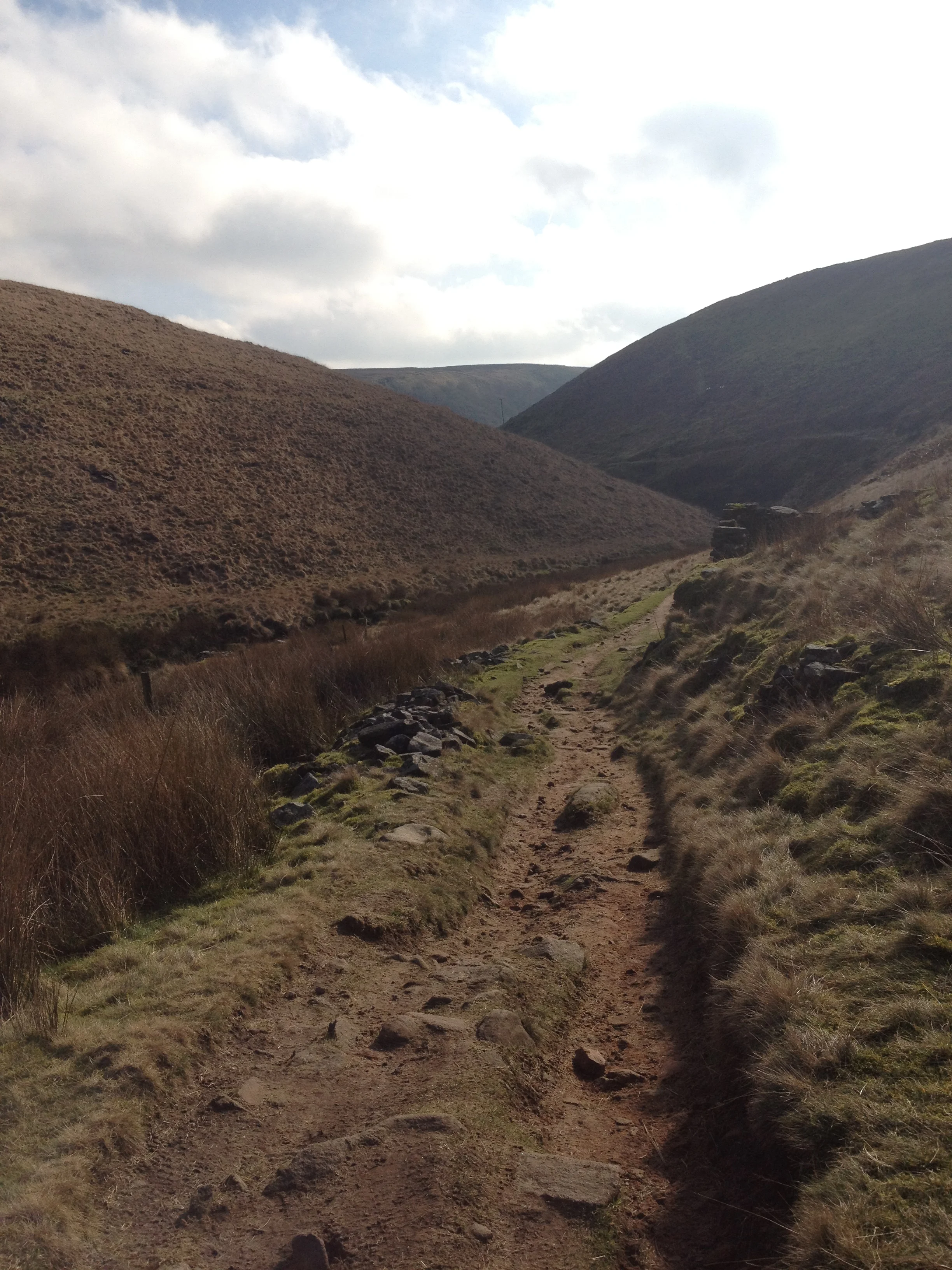 Heading to Three Shires Head